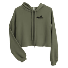 Load image into Gallery viewer, Salt | Matthew 5:13 | Crop Hoodie | Embroidered

