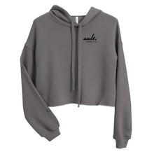 Load image into Gallery viewer, Salt | Matthew 5:13 | Crop Hoodie | Embroidered
